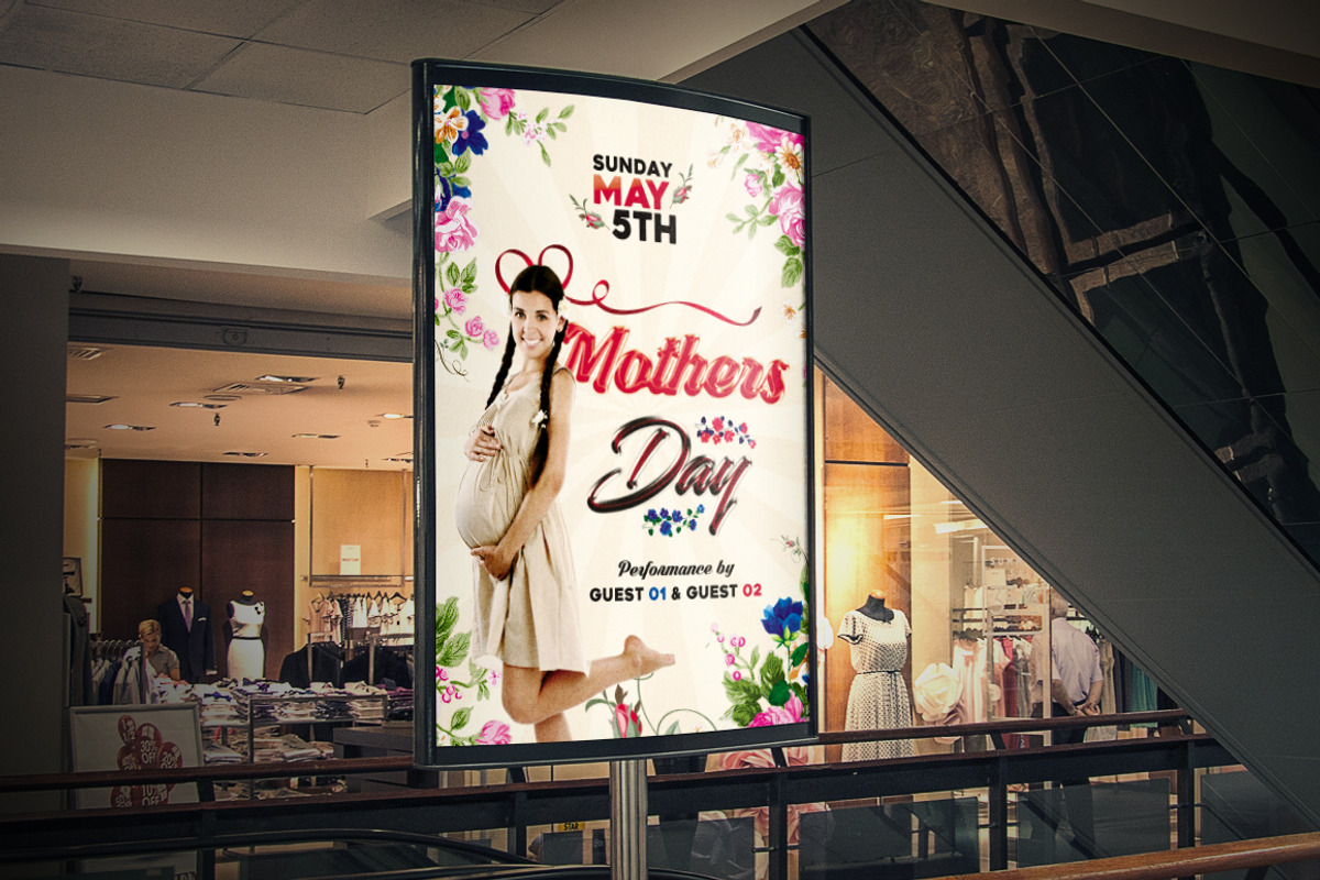Mother's Day - Flyer / Poster 02, a Flyer Template by VectorMedia (Photo 4 of 8)
