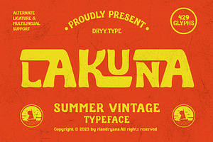 Lakuna Typeface