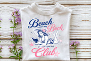 Beach Book Club Reading Summer PNG, a Seasonal Illustration by OK Design (Thumbnail 2 of 5)