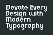 Gagfir - Modern Branding Font, a Sans Serif Font by QR Design Studio (Thumbnail 7 of 16)