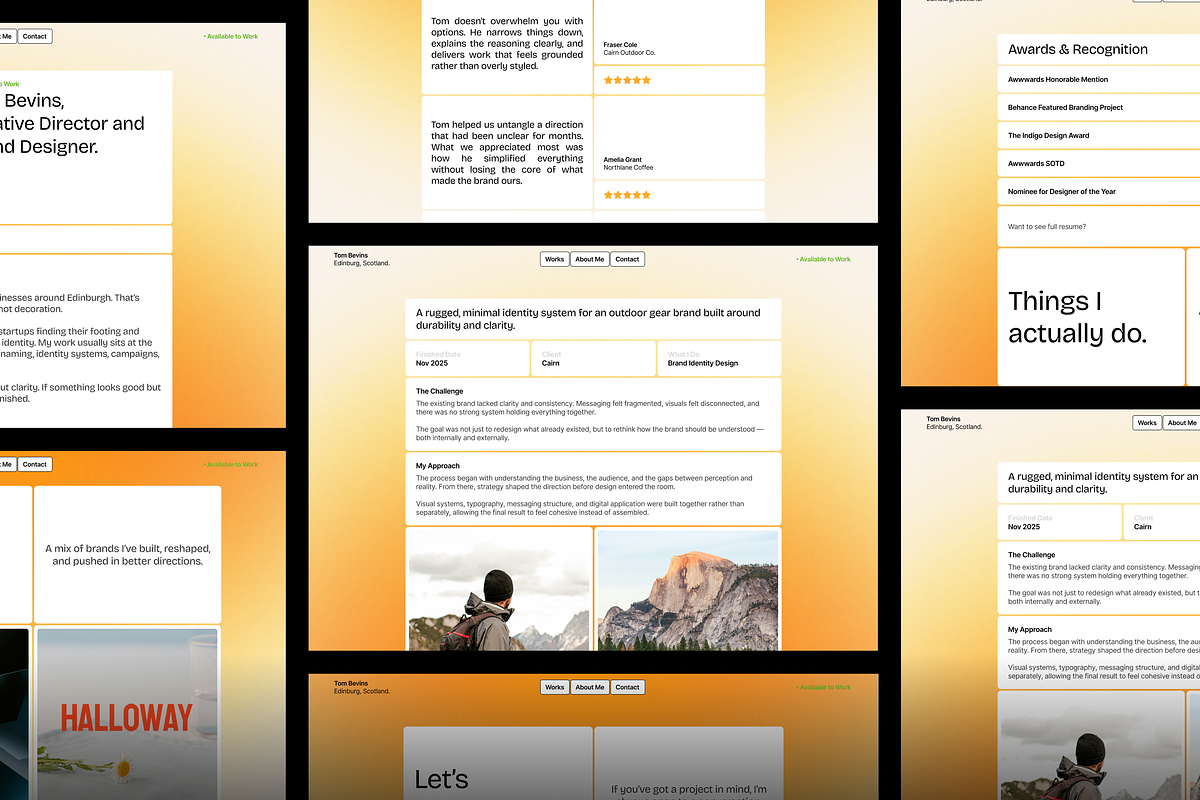 Portfolio Website Figma Template, an UI Kit Template by Rozepaars Design (Photo 4 of 5)