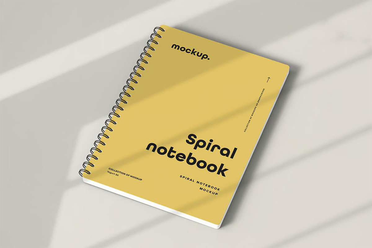 Spiral Notebook Mock-up, a Product Mockup by zippypixelstudio (Photo 13 of 15)
