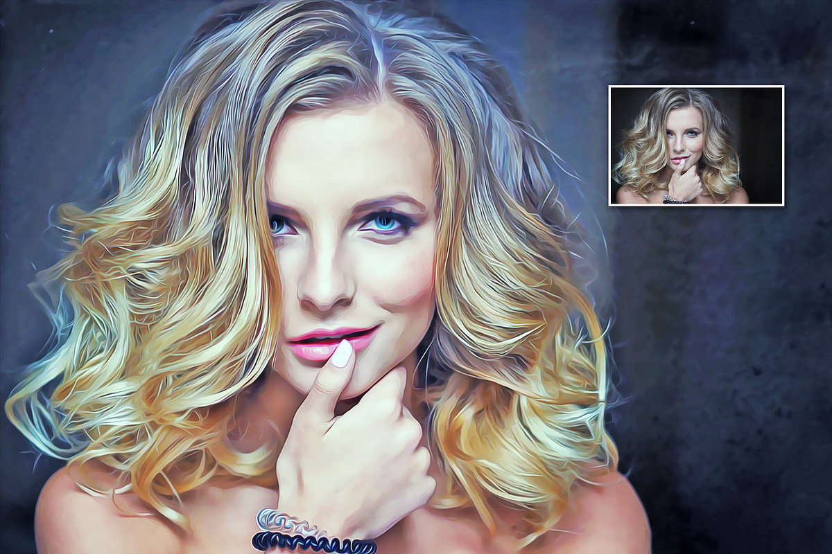Realistic Oil Painting, an Action Add-On by U_Design (Photo 7 of 11)