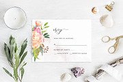 Wedding RSVP Card Canva Template, a Stationery Template by ShineOnWedding (Thumbnail 2 of 8)