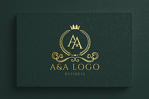 Letter A And A Luxury Logo