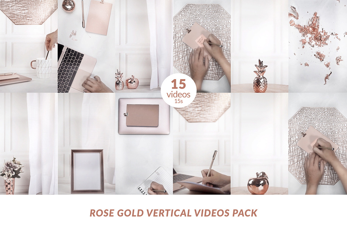 Rose Gold Vertical Videos, a Beauty & Fashion Photo by Motion-Box (Photo 1 of 2)