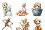 Mummy Kids Halloween Character, an Illustration by Craft Nest (Thumbnail 4 of 6)