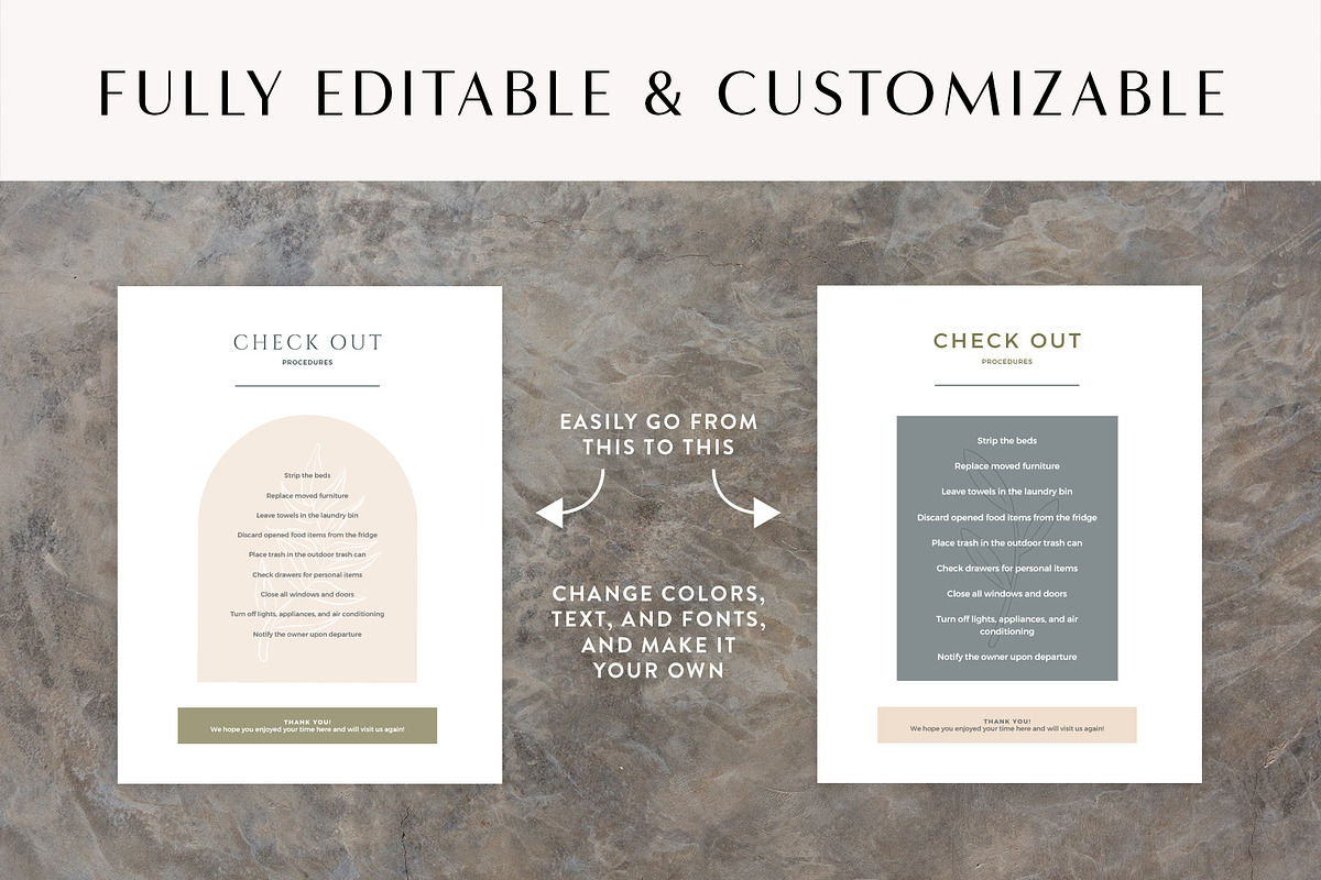 Arches Check Out List for Airbnb, a Templates & Theme by Kin Studio (Photo 4 of 5)