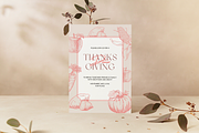 Editable Thanksgiving Invitation, an Invitation Template by ForeverPrint (Thumbnail 2 of 4)