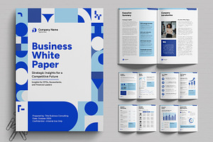 Business White Paper, a Brochure Template by MightyDesign