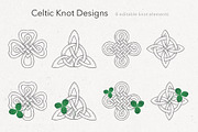 Celtic Knots & Shamrock Dividers, an Object Graphic by IrinaCzaran (Thumbnail 5 of 7)