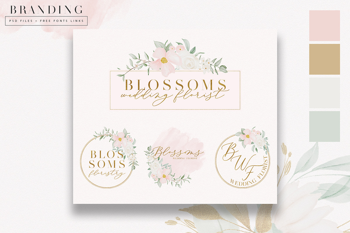 Blush & Botanica Florals, an Illustration by PrettyGrandmillennial (Photo 9 of 13)