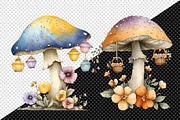 Whimsical Easter Mushroom Clipart, an Illustration by Creative Art (Thumbnail 3 of 7)