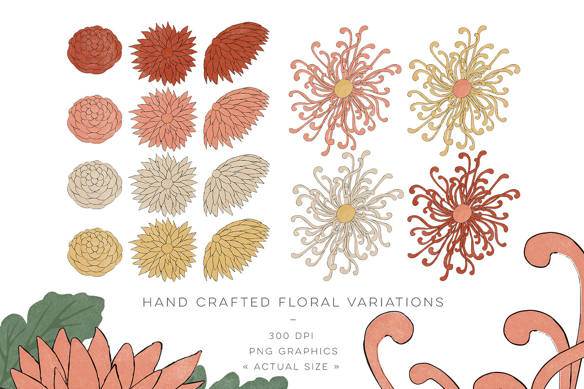 Vintage Japanese Flower Woodcuts, an Object Graphic by Blixa 6 Studios (Photo 10 of 23)