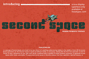 Second Space Font
