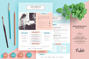 Anthology resume/cv - Sketch support, a Resume Template by Rebelinart (Thumbnail 1 of 6)