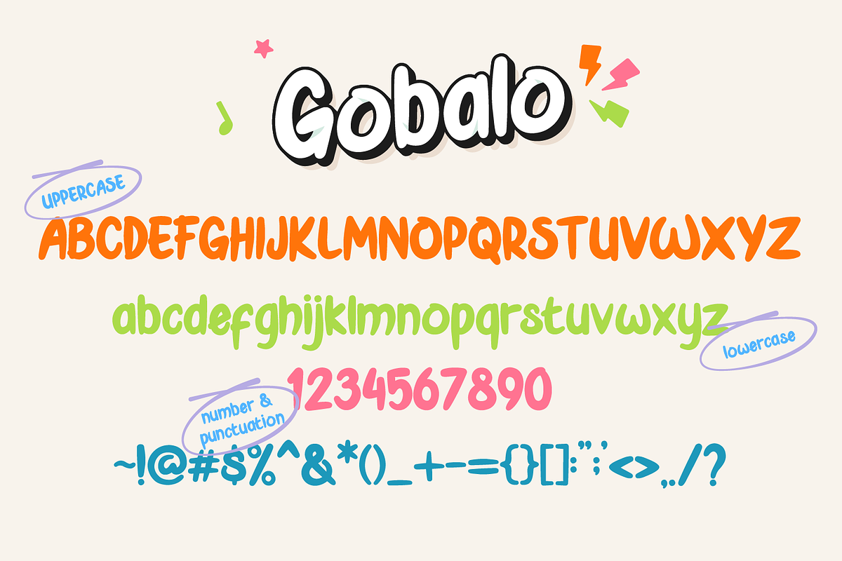Gobalo - handwriting font, a Handwritten Font by ghozai studio (Photo 2 of 6)
