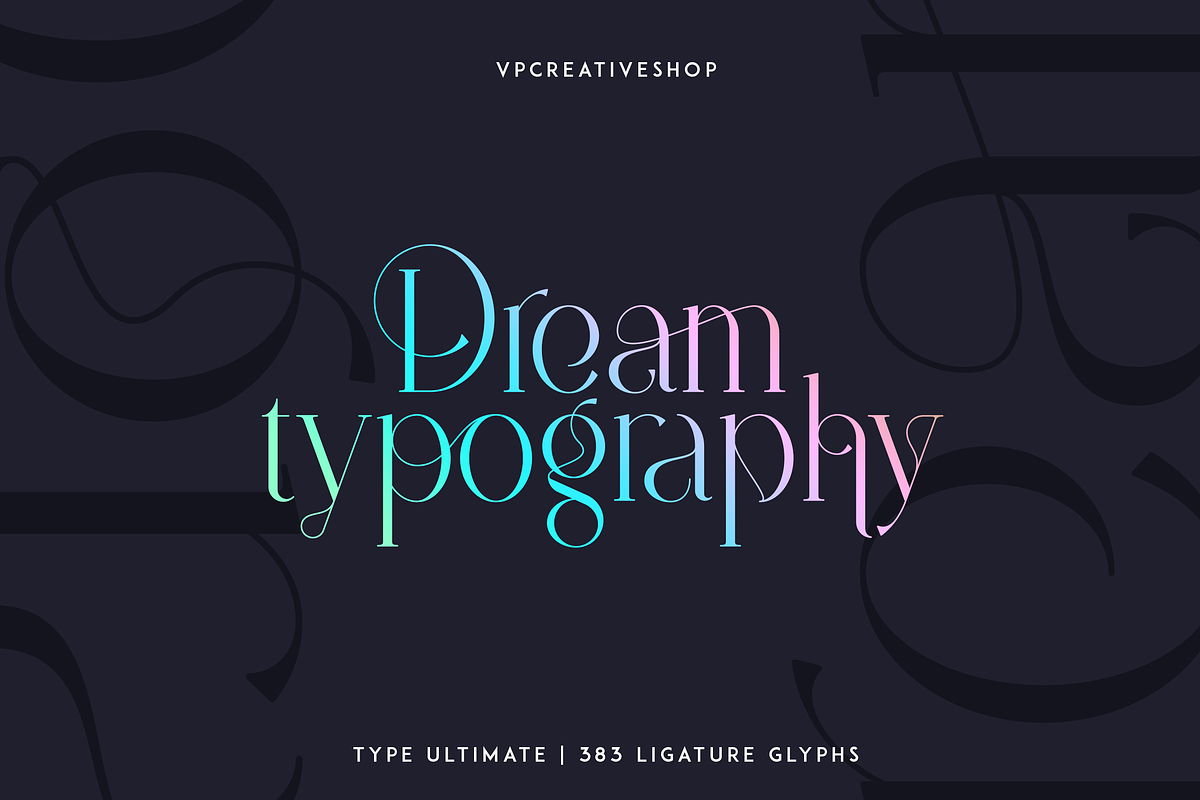Type Ultimate - serif logo font, a Serif Font by VP Fonts (Photo 5 of 24)