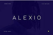 Alexio - Unique Typeface + Web Font, a Sans Serif Font by Foxtype (Thumbnail 2 of 3)