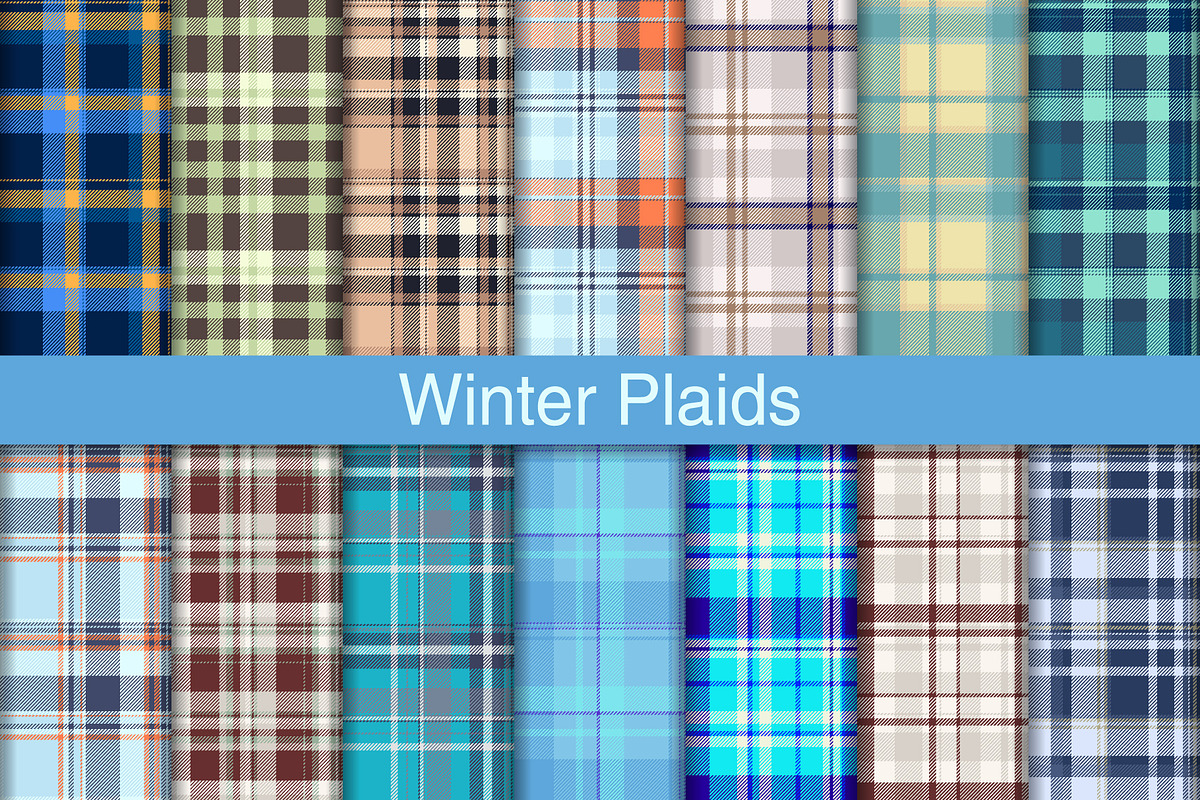 #273 Winter Plaids, a Pattern Graphic by Plaid4You (Photo 1 of 5)