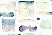 A Mountain Summer Watercolor Set, an Illustration by Creativeqube Design (Thumbnail 18 of 19)