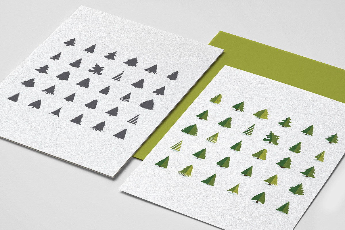Christmas Tree Icons | Fir Tree Icon, a Duotone Icon by Plaid4You (Photo 3 of 5)