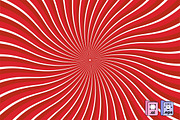 Flat Red Swirl Background, a Texture Illustration by MISS CHATZ (Thumbnail 2 of 3)