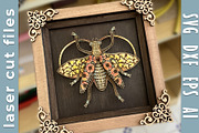 DIY Layered Beetle laser cut file, an Object Graphic by Bubert Art (Thumbnail 1 of 6)