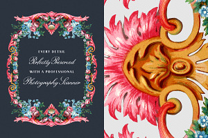 Vintage Flourish Design Elements