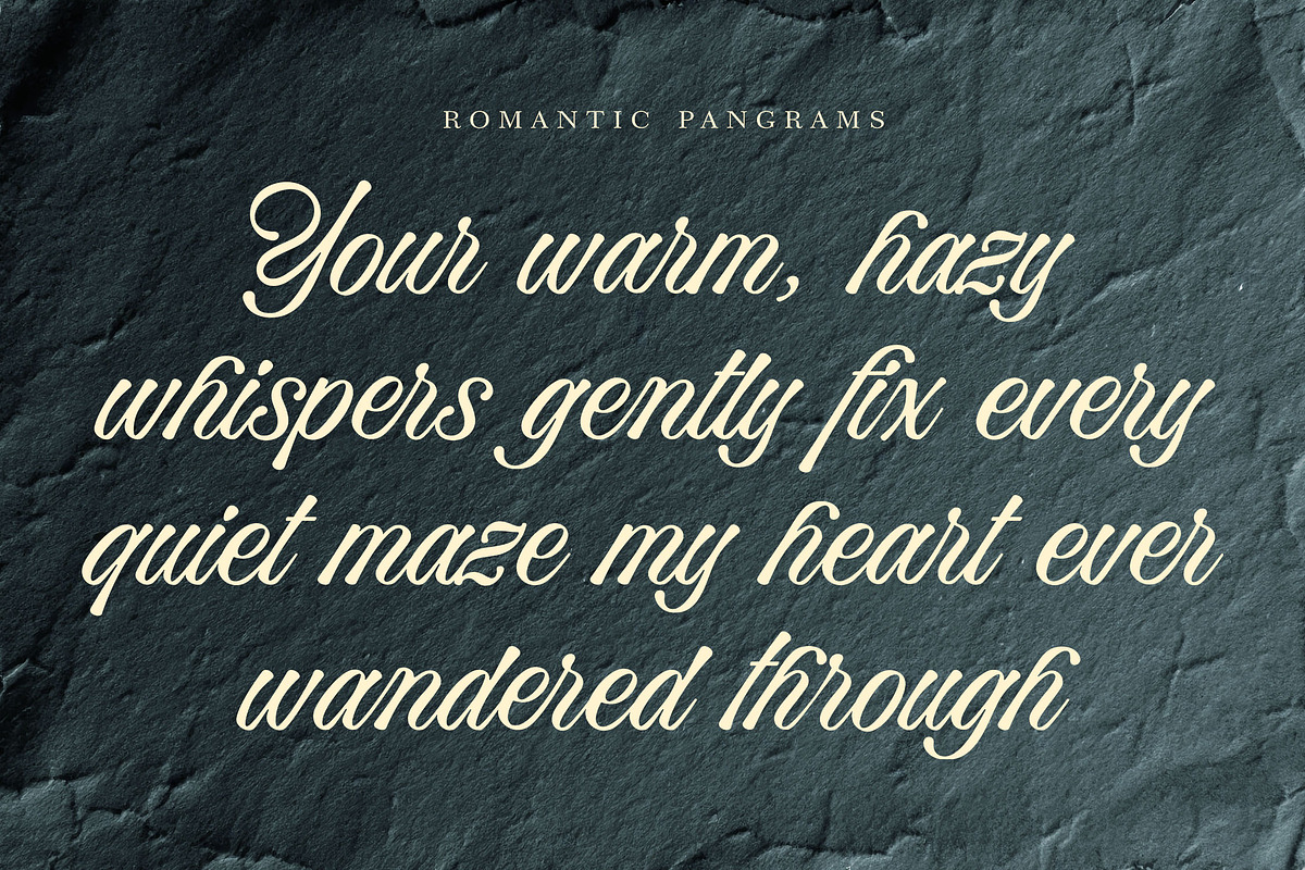 Miraclin - Beautiful Calligraphy Fon, a Script Font by Subectype Studio (Photo 6 of 7)