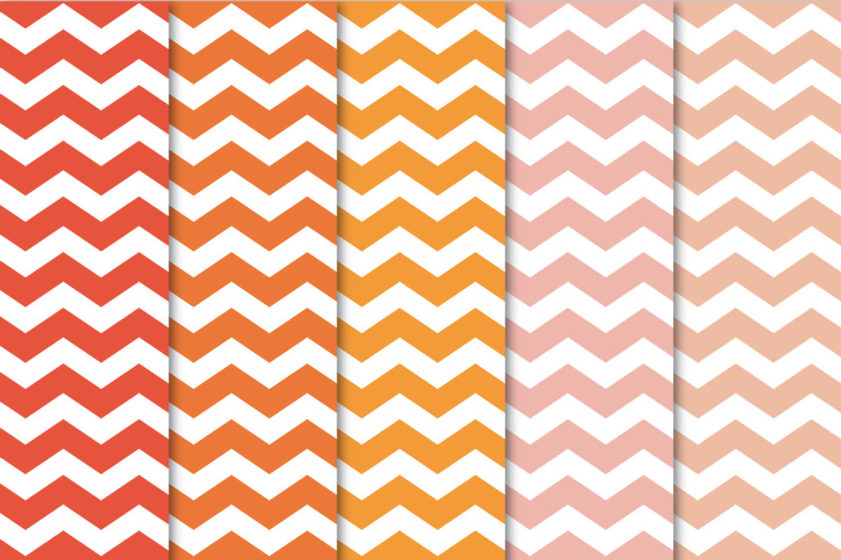 Digital Papers Chevron Autumn preview 2