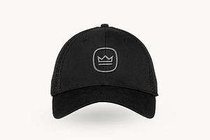 Black Cap Logo Design Mockup 1