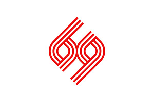 Creative Simple Number 69 Logo, a Branding & Logo Template by Buqancreative
