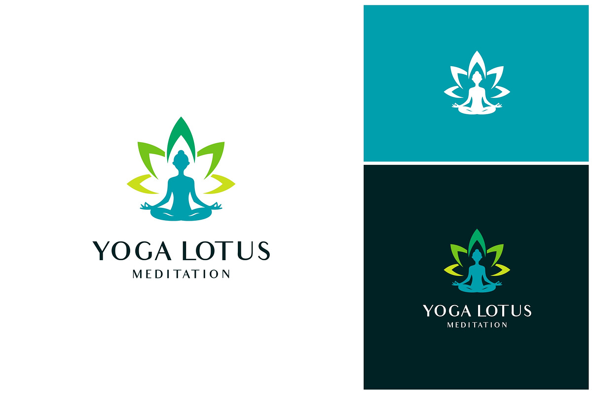 Yoga Zen Meditation Lotus Logo, a Branding & Logo Template by ika trisiana (Photo 2 of 2)