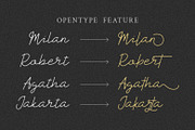 Resitha - Script Monoline, a Handwritten Font by Hasbi Creative (Thumbnail 7 of 8)