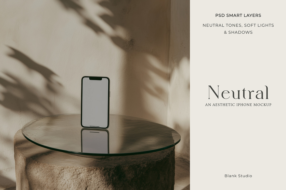 Iphone Mockup, an iPhone Mockup by Blank Studio