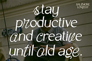 VT Salemore Longest Font Combination, a Serif Font by ViactionType (Thumbnail 10 of 13)