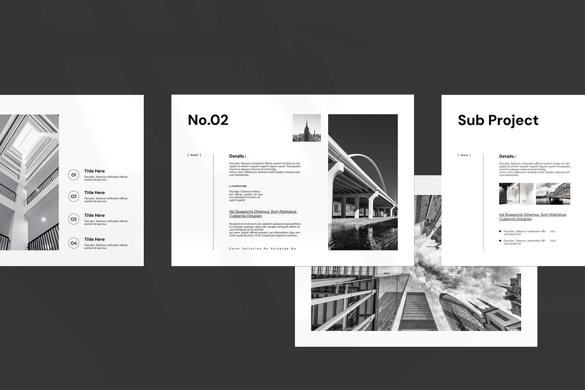 Architecture Brochure Template, a Brochure Template by PrintIdea (Photo 5 of 6)