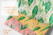 Lily of the Valley Crayons  Seamless, a Pattern Graphic by Lucyinyourheart (Thumbnail 8 of 10)