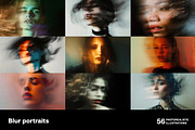 Blur portraits. 56 images, a Person Photo by Handmadefont (Thumbnail 9 of 13)
