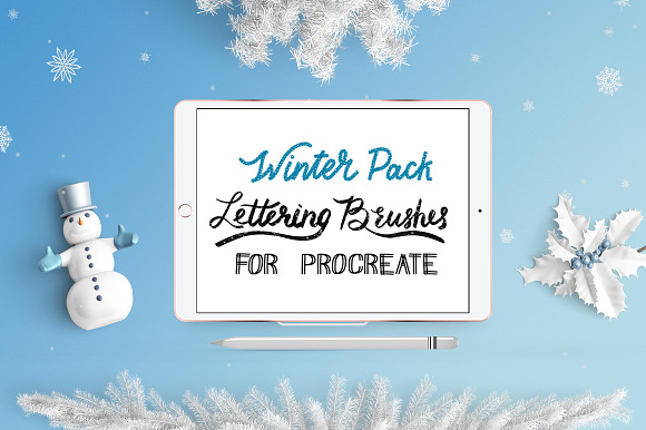 Procreate Brushes Winter Pack preview 7