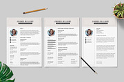 CV Resume Design, a Resume Template by Graphic Template (Thumbnail 1 of 4)