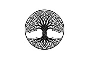 Tree of Life Circle SVG Bundle, an Illustration by Gfx_Store (Thumbnail 4 of 50)