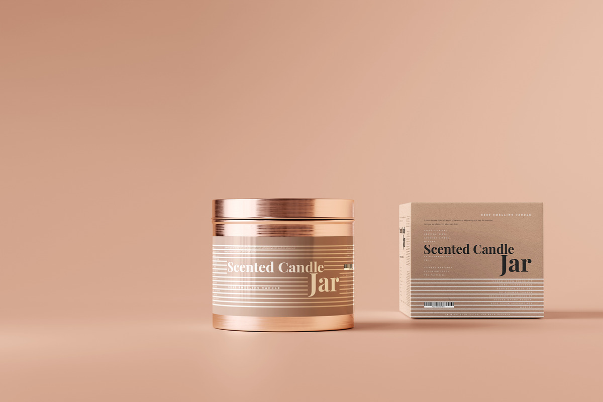 Amber Glass Candle Mockup Bundle, a Packaging Mockup by pmvch (Photo 22 of 135)