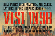 Retroristic Typeface, a Serif Font by The Good Store (Thumbnail 5 of 11)