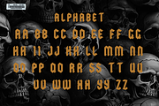 GRIND MODERN BLACKLETTER METAL FONT, a Blackletter Font by dansdesign (Thumbnail 2 of 7)
