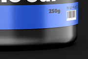 Black Glossy Protein Jar Mockup, a Packaging Mockup by Reformer Mockup (Thumbnail 6 of 6)