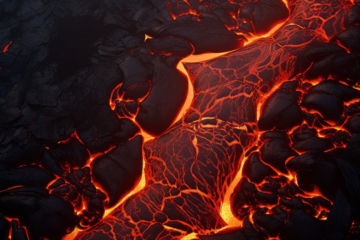 Lava. 51 images, a Texture Illustration by Handmadefont (Photo 5 of 13)