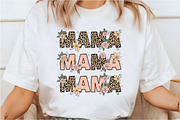Leopard Mama Flower Mother's Day PNG, an Illustration by Designking (Thumbnail 5 of 6)