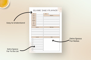 Muslim Daily Planner